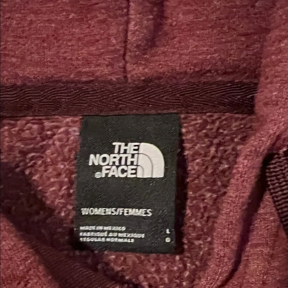 The North Face Burgundy Pullover Hoodie - Picture 3 of 8